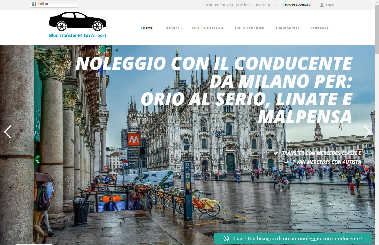 ncc taxi Milano