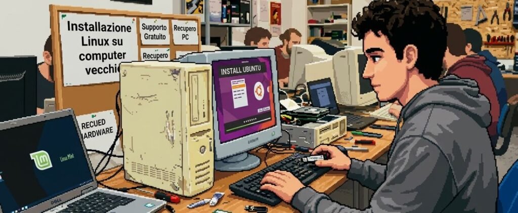 linux su computer vecchi Milano