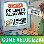pc lento browser bloccato
