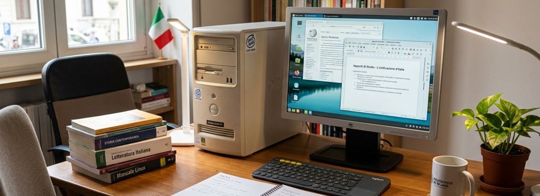 vecchio pc linux milano